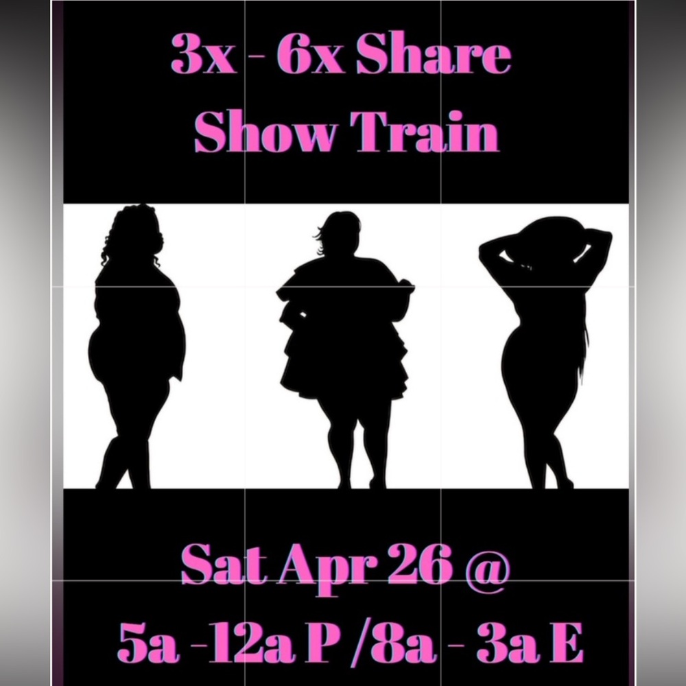 3x-6x 4/26 Train Schedule